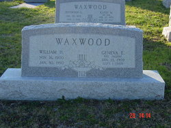 William Henry Waxwood 