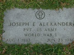 Joseph E Alexander 
