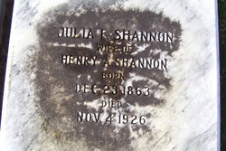 Julia Frances <I>Johnston</I> Shannon 
