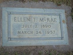 Ellen Ann Thule <I>Johnson</I> McRae 
