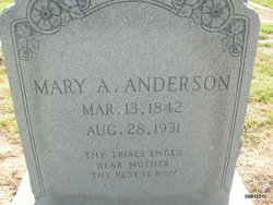 Mary Ann <I>Scott</I> Anderson 