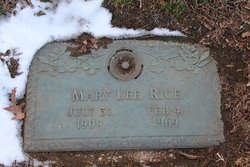 Mary Lee Rice 