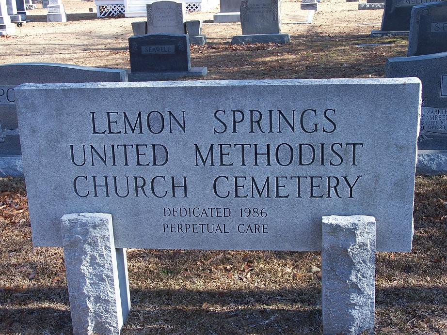 Lemon Springs Methodist Church Cemetery