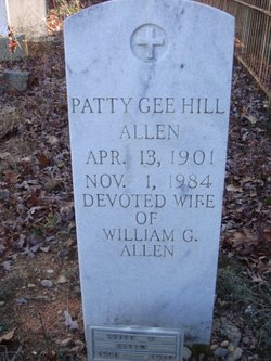 Patti Gee <I>Hill</I> Allen 