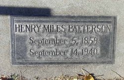 Henry Miles Patterson 