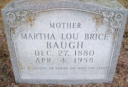 Martha Lou <I>Brice</I> Baugh 