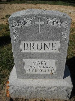 Mary Josephine <I>Bueker</I> Brune 