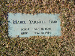 Mabel <I>Yarnell</I> Bair 
