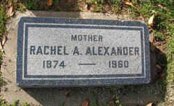 Rachel Ann <I>Rice</I> Alexander 
