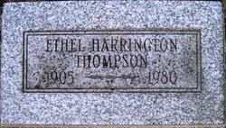 Ethel May <I>Mason</I> Harrington 