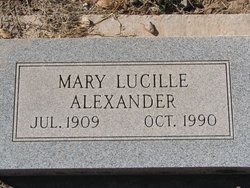 Mary Lucille <I>Johnson</I> Alexander 