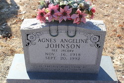 Agnes Angeline <I>Jacoby</I> Johnson 