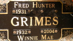 Winnie Mae <I>Rich</I> Grimes 