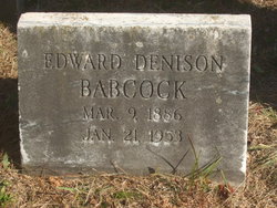 Edward Denison Babcock 