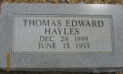 Thomas Edward Hayles 