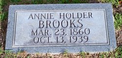 Annie <I>Holder</I> Brooks 