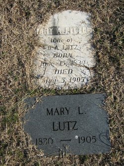 Mary A <I>Little</I> Lutz 