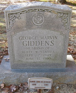 George Marvin Giddens Sr.