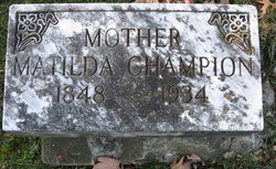 Matilda <I>Fissel</I> Champion 