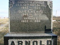 Hannah E <I>Wooster</I> Arnold 