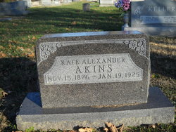 Kate <I>Alexander</I> Akins 