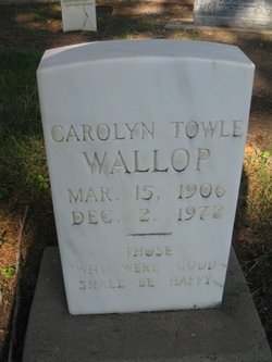 Carolyn <I>Towle</I> Wallop 