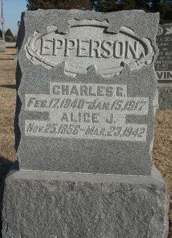 Alice J. <I>Eggleston</I> Epperson 