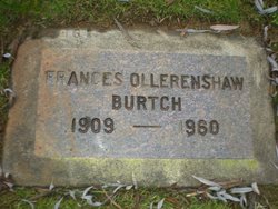 Frances Evelyn Lucille <I>Ollerenshaw</I> Burtch 