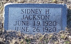 Sidney H Jackson 