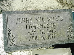 Jenny Sue <I>Wilkes</I> Edmondson 