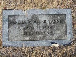 Bertha Marie <I>Alter</I> Tanner 