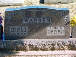 Winnie <I>Witmer</I> Warren 