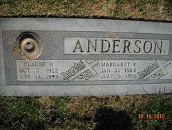Margaret Rose <I>Maune</I> Anderson 