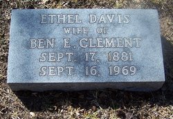 Ethel Shelly <I>Davis</I> Clement 