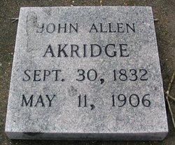 John Allen Akridge 