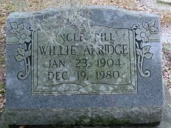 Willie “Uncle Bill” Akridge 