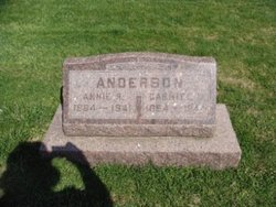 Annie Rebecca <I>Kiger</I> Anderson 