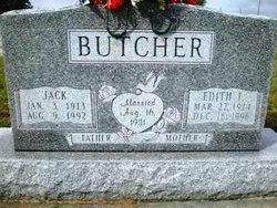 Edith I <I>Pace</I> Butcher 