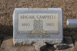 Abigail “Abbie” <I>Harper</I> Campbell 