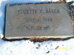Luzette Clayton <I>Fincher</I> Baker 