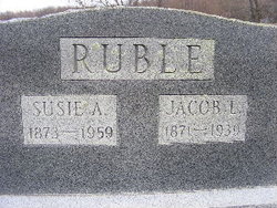 Susie Alice <I>Abshire</I> Ruble 