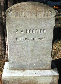 Zilla Ann <I>Ashworth</I> Hoosier 
