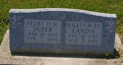 Valeta Ruth <I>Suter</I> Landis 