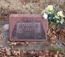 Hallie B. <I>Bowman</I> Allen 