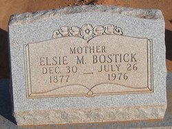 Elsie Miranda <I>Amerson</I> Bostick 