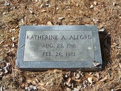 Katherine Elizabeth <I>Ammons</I> Alford 