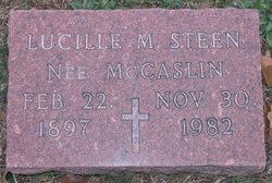 Lucille Mary <I>McCaslin</I> Steen 
