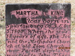 Martha <I>King</I> Gossett 