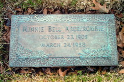 Minnie Bell <I>Backus</I> Abercrombie 