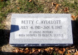 Lucy Elizabeth <I>Cottle</I> Aydelott 